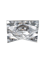 встраиваемый точечный светильник прозрачный квадратный