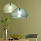 09030K4 Kartell FL/Y SP дизайнерская люстра купольной формы оранжевый — фото 4
