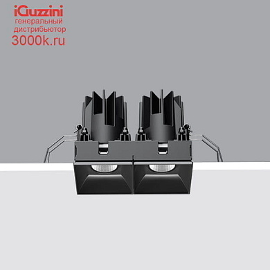 QK11 Laser Blade L iGuzzini Minimal 2 cells - Wide Flood beam - LED - Black