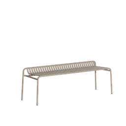 M0742121 La Petite Friture WEEK-END Садовая скамейка без спинки металлическая песочная