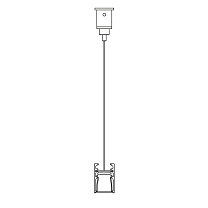 FTL35 - CABLE SUSPENSION SINGLE 1,6m