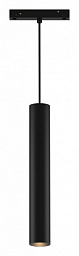 WTG.O11.606.30.10 Wertmark Wtg 48V 23mm магнитный подвесной трековый светильник цилиндрической формы 10Вт черного цвета для трека 48V