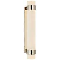 Barton Medium Bath Sconce полированный никель с гравированным кристаллом