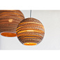 GP-162 Scraplight Graypants Подвесной светильник шар 14 картон средний — фото 2