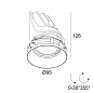 28467 9010 B Delta Light ENTERO RD-M TRIMLESS TW Встроенный точечный светильник — фото 1