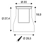 1009168 SLV DASARÂ® L recessed floor light глубокий уличный светильник — фото 8