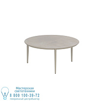 СТОЛ U-NITE КРУГЛЫЙ Ø 160 СМ АЛЮМИНИЕВЫЕ НОЖКИ ПЕСОК - СТОЛЕШНИЦА СТОЛА CERAMIC CEMENTO LUMINOSO Royal Botania