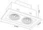 A5930PL-2BK Arte Lamp Technika карданный светильник G5.3 2х50W 1000Lm 2700K — фото 1
