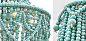 40.1993-1 Imperiumloft Chanteuse Chandelier Turquoise подвесная люстра 60W — фото 1