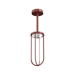 Flos In Vitro потолочный светильник цилиндрической формы оранжевого цвета