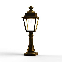 Chenonceau N° 7; Clear glass E27 75W; Gold patina