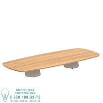 СТОЛ CONIX 300X120 СМ НИЗКИЕ НОЖКИ ДЛЯ ЗАЛЫХ БЕТОН ЦЕМЕНТ СЕРЫЙ - СТОЛШНЯЯ ТИК Royal Botania