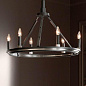 Emmala 24" 6 Light Chandelier in Black люстра 52420BK Kichler — фото 5