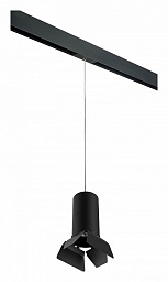 PRORP6487487 Lightstar Rullo подвесной трековый светильник цилиндрической формы чёрного цвета для однофазного шинопровода