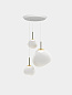 Подвесная система Tom Dixon Melt Opal Trio-Round — фото 4