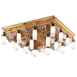 DLU 1705/12+8 gold/Prisma klar Orion Oriontal Потолочная люстра