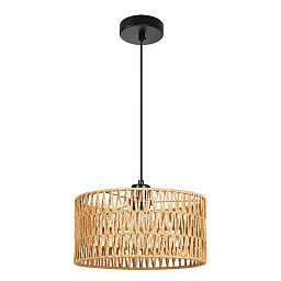 A7088SP-1BK Arte Lamp BRUSHWOOD подвесной светильник с плетёным купольным абажуром