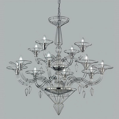 Metal Lux Dedalo SP 12L люстра с 12 лампами хром 192.112.01