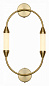SL6004.301.02 ST-Luce Olbia накладной светильник, 4Вт, 3000K, 960лм, латунь — фото 1