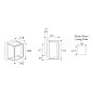 Уличный настенный светильник Ice Cubic Square Moretti Luce 3404 — фото 6
