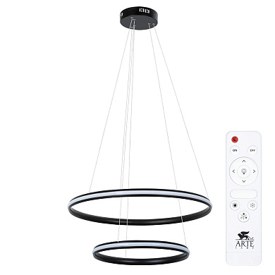 A2198SP-2BK Arte Lamp Meridiana подвесная люстра LED 1х70W 2500Lm 3000-6000K