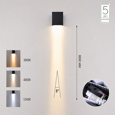 Фасадный светильник Odeon Light ARROW 7188/5WLP