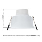 A2864PL-1WH Arte Lamp Dash точечный встраиваемый светильник GU10 1х35W — фото 2