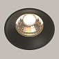 DL058-12W3K-TRS-B Maytoni Round Встраиваемый светильник 12W 830лм Черный — фото 3