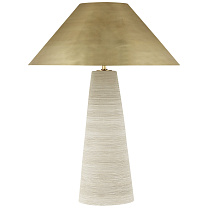 Karam Medium Table Lamp кремовый и натуральная латунь