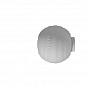 PL1441BINT Karman Braille D25 PL AP сферический настенный и потолочный светильник декорированный сатиновый белый — фото 1