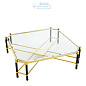 111783 Coffee Table Florence gold & black finish Eichholtz