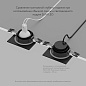 Влагозащищенный точечный светильник Denkirs Port DK3102-BK — фото 1