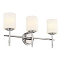 Ali 11.5" 3 Light Vanity Polished Nickel настенный светильник 55142PN Kichler