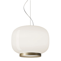 FN210071LD_01 Foscarini Chouchin подвесной светильник с округлым плафоном из матового стекла