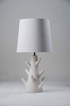 Blanched Plaster shown with 14 Bongo in Natural Linen and Cream Card Lining