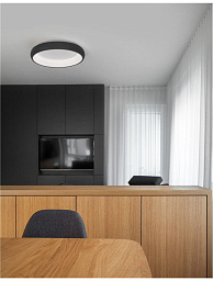 8105616 Nova Luce Albi потолочный светильник с дискообразным корпусом и равномерным рассеиванием света