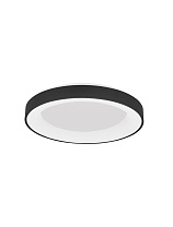 Dimmable by Tuya APP - Wireless Sandy Black Aluminium & Acrylic LED 50 Watt 220-240Volt 2864Lm IP20 3000-4000K CCT by Tuya APP D: 60 H: 9 cm