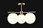 Люстра Crystal Lux FELIZ SP-PL3 BRONZE/WHITE — фото 3
