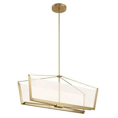 Calters 38" LED Linear Chandelier Champagne Gold люстра 52293CGLED Kichler