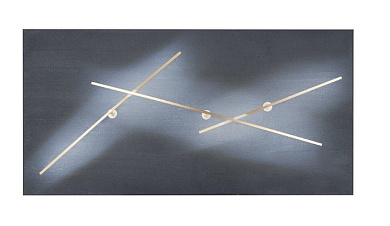 Albatros Icone Накладное бра Rectangular, Bar Black, Brass i-c-0054