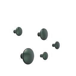 DOTMES504 Muuto Dots набор металлических крючков темно зеленых 5 штук