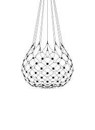 Подвесной светильник Mesh Luceplan 1D86KW101001B
