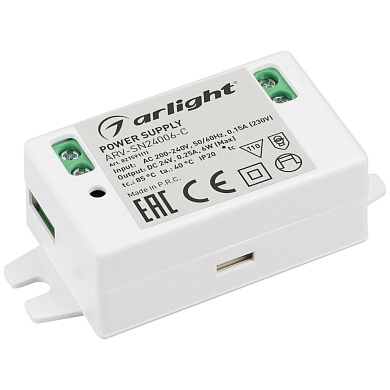 021591(1) Arlight блок питания ARV-SN24006-C (24V, 0.25A, 6W)