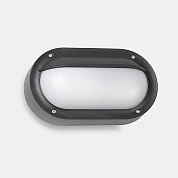 Wall fixture IP65 Basic Oval Technopolymer LED 7.5W 4000K Metallic black 427lm