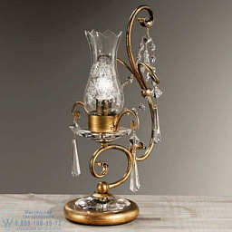 6468/L1 MM lampadari Anfora настольный светильник с декоративным корпусом и стеклянным плафоном в классическом стиле