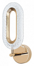 A2489AP-1GO Arte Lamp Ovale настенное бра с овальным стеклянным плафоном и бронзовым основанием