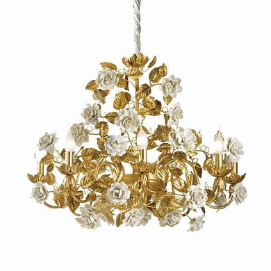 Marie antoinette 8 light chandelier - white люстра, Villari