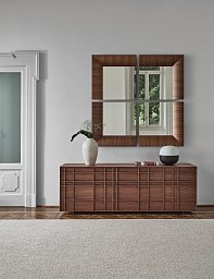 Настенное зеркало Triple A Porada из четырёх элементов TRIPLE-COMP-A-L0N0AC