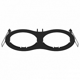 217627 Lightstar Intero 16 двойная рамка для встроенных потолочных светильников черного цвета