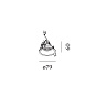 153361B5 Wever Ducre Deep Adjust Petit 1.0 LED встраиваемый светильник 3000K черный — фото 2